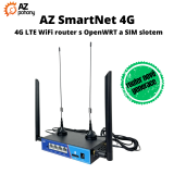 AZ SmartNet 4G 4G LTE WiFi router s OpenWRT a SIM slotem